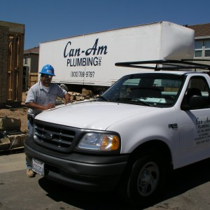 Livermore Based Can Am Plumbing at Construction Site